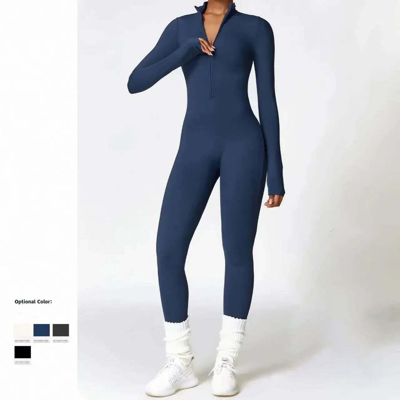 Warme Dames Yoga Bodysuit voor Winter