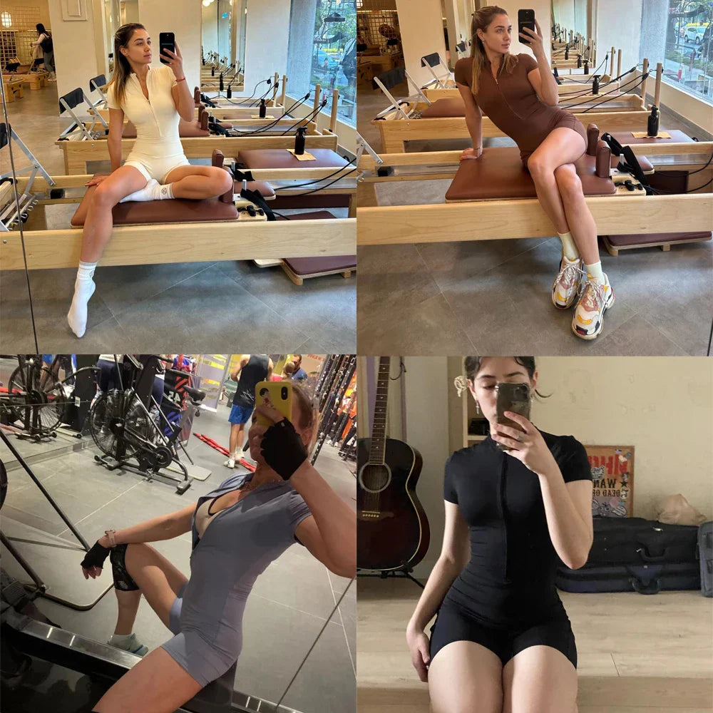 Warme Dames Yoga Bodysuit voor Winter