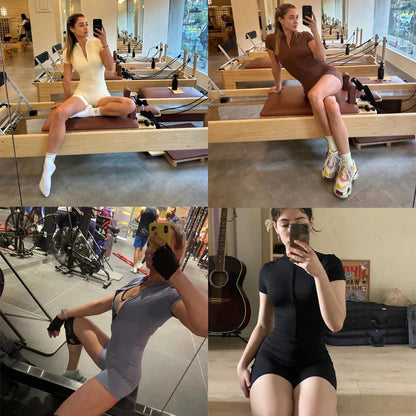 Warme Dames Yoga Bodysuit voor Winter